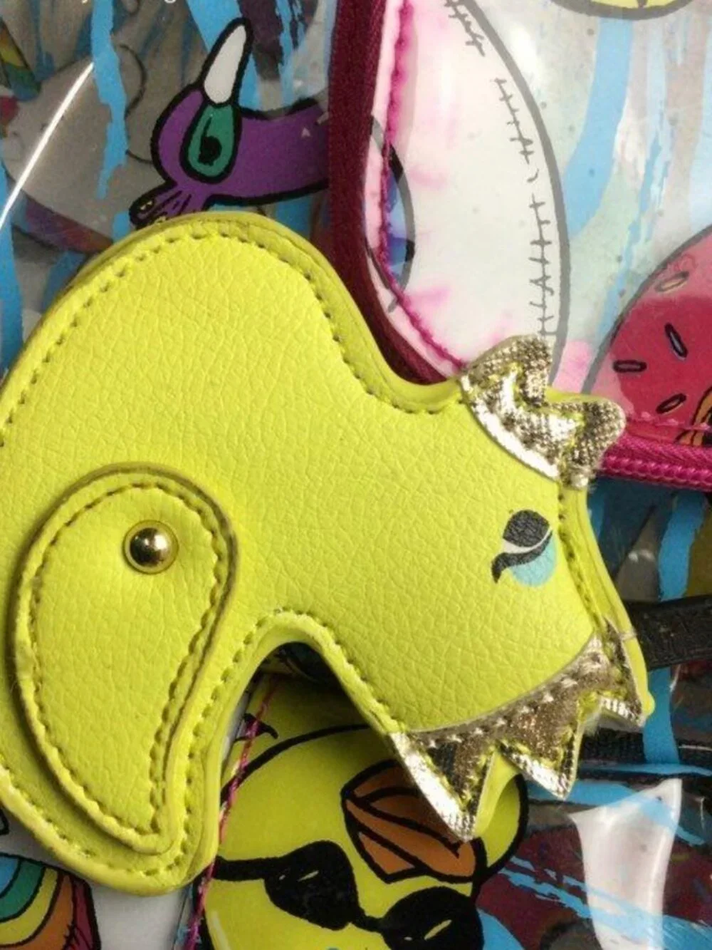 Betsey Johnson Y2K Pool Party Clear Vinyl Backpack Festival Stadium Bag